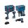 BOSCH ZESTAW COMBO 18V (GSR 18V-90C +GDX 18V-210C +GBH 18V-24C +GSA 18V-28) 1xPC4,0Ah 2xPC5,5Ah 0615990N37