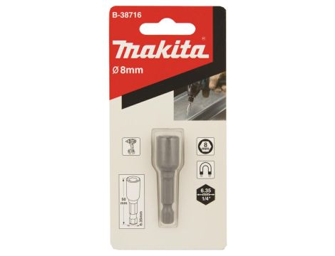 MAKITA NASADKA MAGNETYCZNA 1/4" HEX 8x50mm