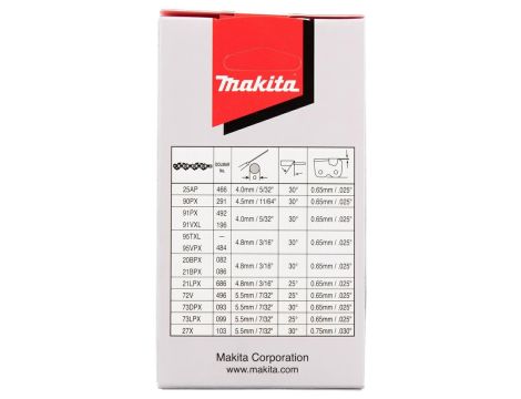 MAKITA ŁAŃCUCH TNĄCY 91PX 25cm 1,3mm 3/8" - 3