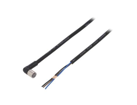 XS3FM8PVC3A5M Przewód przyłączeniowy o długości 5m, gwincie M8, liczbie pinów 3, maksymalnym prądzie 1A