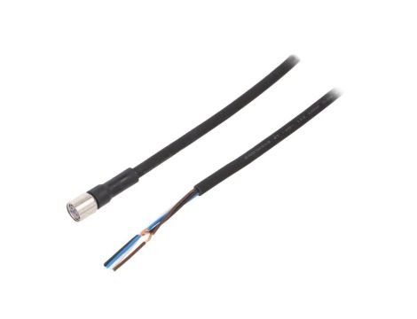 XS3FM8PUR4S10M Przewód przyłączeniowy o długości 10m, gwincie M8, liczbie pinów 4, maksymalnym prądzie 1A