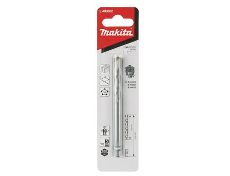 MAKITA WIERTŁO PROWADZĄCE DO OTWORNIC TCT 1/4" HEX 7,1x62/105mm CEGŁA, CERAMIKA, PVC - 2