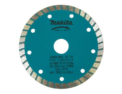MAKITA TARCZA DIAMENTOWA 125x22,23mm TURBO (NA SUCHO) PŁYTKI