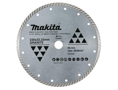 MAKITA TARCZA DIAMENTOWA 230x22,23mm TURBO (NA SUCHO) GRANIT