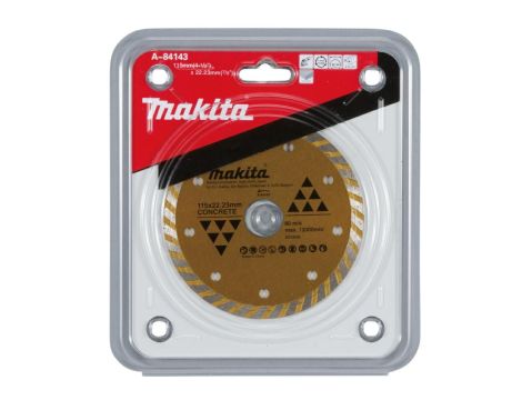 MAKITA TARCZA DIAMENTOWA 115x22,23mm TURBO (NA SUCHO) BETON,CEMENT, MARMUR, PŁYTKI - 2