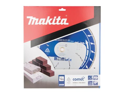 MAKITA TARCZA DIAMENTOWA 350x25,4mm SEGMENT (SUCHO/MOKRO) BETON, CEGŁA - 2