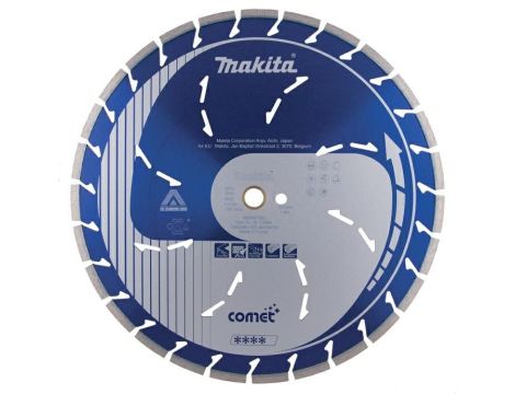 MAKITA TARCZA DIAMENTOWA 400x25,4mm SEGMENT (SUCHO/MOKRO) BETON, CEGŁA