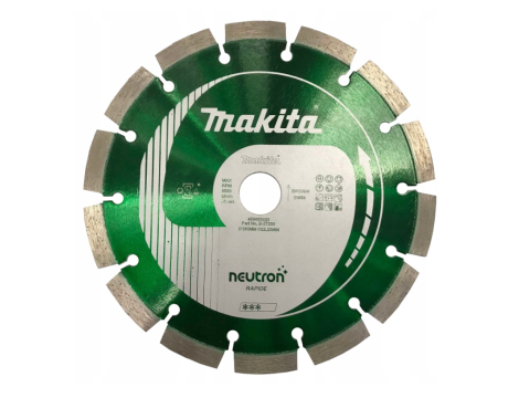 MAKITA TARCZA DIAMENTOWA 180x22,23mm SEGMENT (SUCHO/MOKRO) BETON, CEGŁA