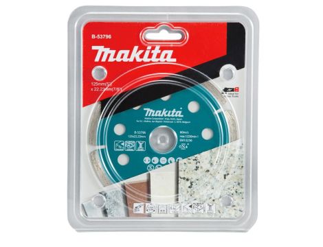 MAKITA TARCZA DIAMENTOWA 125x22,23mm SEGMENT (NA SUCHO) BETON, GRANIT, MARMUR - 2