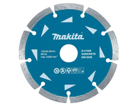 MAKITA TARCZA DIAMENTOWA 125x22,23mm SEGMENT (NA SUCHO) BETON