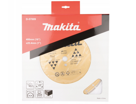 MAKITA TARCZA DIAMENTOWA 400x25,4mm SEGMENT (SUCHO/MOKRO) BETON - 2
