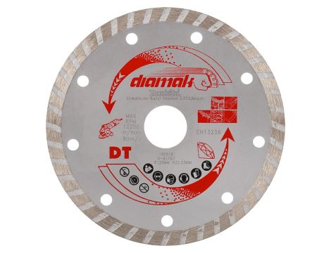 MAKITA TARCZA DIAMENTOWA 125x22,23mm TURBO (NA SUCHO) BETON, CEGŁA, MARMUR
