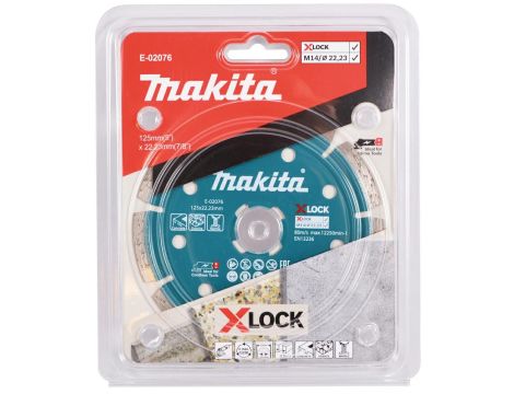 MAKITA TARCZA DIAMENTOWA 125mm X-LOCK SEGMENT (NA SUCHO) - 2