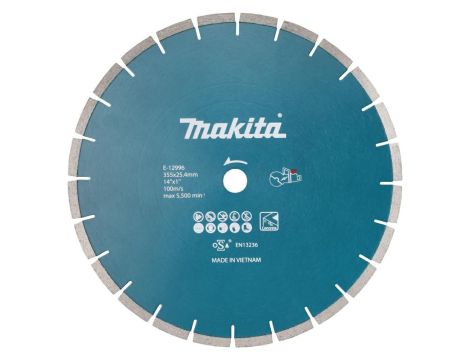 MAKITA TARCZA DIAMENTOWA 355x25,4mm SEGMENT (NA SUCHO)