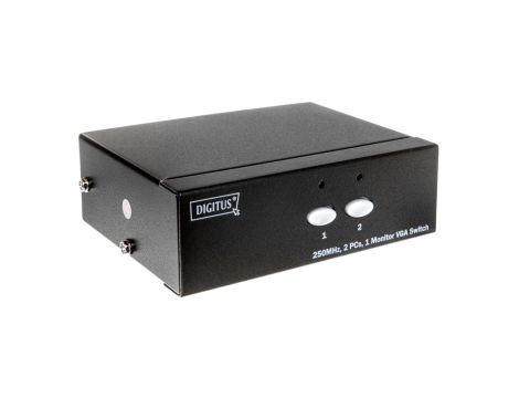 Przełącznik/Switch VGA 250MHz, 1280x1024p, 1/2-portowy DS-44100-1