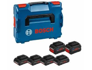 BOSCH AKUMULATOR 18V  4,0Ah PROCORE 4szt. +PC8,0Ah 2szt. LB 1600A02A2T