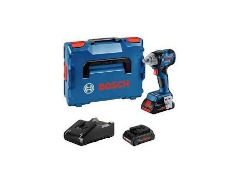 BOSCH KLUCZ UDAROWY 1/2" GDS 18V-330 HC 2xPC4,0Ah 330Nm LB 06019L5002