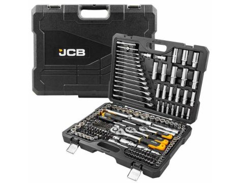 JCB ZESTAW KLUCZY 218el. 1/2" 3/8" 1/4"