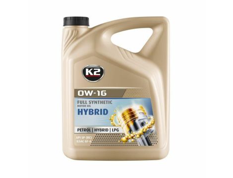 K2 OLEJ SILNIKOWY 0W16 HYBRID  5L