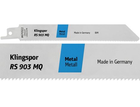 KLINGSPOR BRZESZCZOT DO PIŁY SZABLASTEJ 150x19x0,9mm RS 903 MQ /5szt. - 3