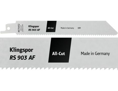 KLINGSPOR BRZESZCZOT DO PIŁY SZABLASTEJ 150x19x0,9mm RS 903 AF /5szt. - 3