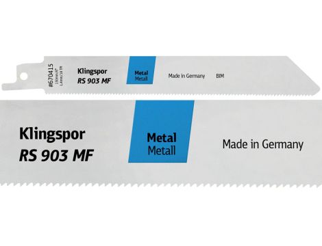 KLINGSPOR BRZESZCZOT DO PIŁY SZABLASTEJ 230x19x0,9mm RS 903 MF /5szt. - 3