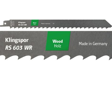 KLINGSPOR BRZESZCZOT DO PIŁY SZABLASTEJ 230x19x1,2mm RS 603 WR /5szt. - 3