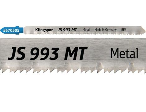 KLINGSPOR BRZESZCZOT DO WYRZYNARKI 132x8x1mm JS 993 MT /5szt. - 2