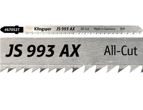 KLINGSPOR BRZESZCZOT DO WYRZYNARKI 132x8x1mm,27 JS 993 AX /5szt. - 2