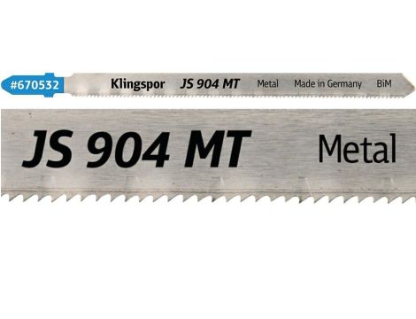 KLINGSPOR BRZESZCZOT DO WYRZYNARKI 130x8x1mm JS 904 MT /5szt. - 2