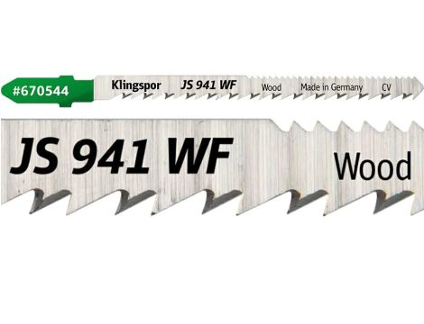 KLINGSPOR BRZESZCZOT DO WYRZYNARKI 100x5x1,45mm JS 941 WF /5szt. - 2