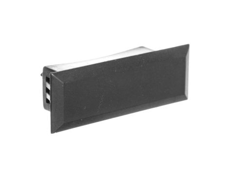 Zaślepka portu SC duplex do panelu krosowego, 100 szt., czarny AL-BP-SCD