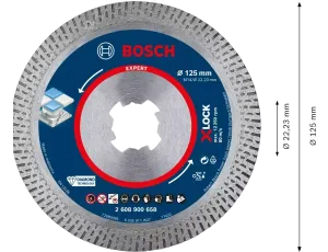 BOSCH TARCZA DIAM EXPERT XLOCK 125x1.6x10mm 2608900658
