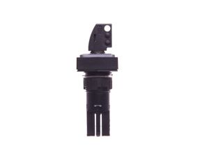 Wyłącznik z kluczykiem 16mm 2-pozycyjny czarny Q25S1 038773