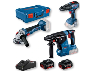 BOSCH ZESTAW COMBO 18V (GSB 18V-50 + GWS 18V-10 + GBH 187-LI) 2x5,0Ah +XL-BOXX 0615990N42