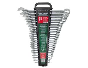 ROCKFORCE KLUCZ PŁASKO-OCZKOWY kpl.25el. (6-32mm)