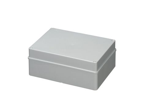 Puszka natynkowa samogasnąca gładka z pokrywą 960 stopni C seria 410A IP56 300x220x120 szara EC410C8A /opak. 6/