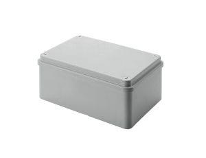 Puszka natynkowa samogasnąca gładka z pokrywą 960 stopni C seria 415A155x110x70 szara EC415C5A /opak. 42/