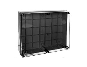 Puszka natynkowa z przeźroczystą pokrywą seria 420 IP65 460x380x120 szara EC420C10 /opak. 4/