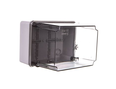 Puszka natynkowa wysoka z przeźroczystą pokrywą seria 440 IP56 150x110x140 szara EC440C5 /opak. 18/