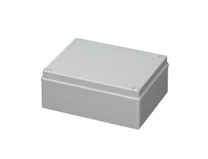 Puszka gładka z pokrywą 120 C Poliwęglan seria 480300x220x120szara EC480C8 /opak. 6/