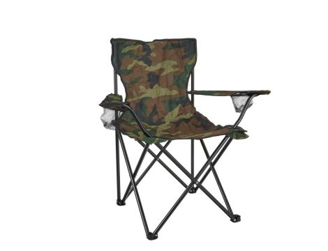 KRZESŁO SKŁADANE TURYSTYCZNE MORO + POKROWIEC