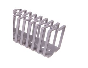 Korytko grzebieniowe elestyczne mocowane śrubami 50x50x500 szare /0.5m/ EC23407 /opak. 32/