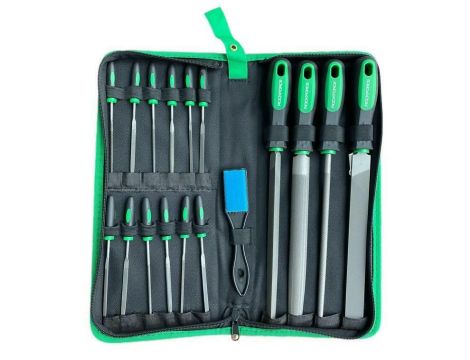 ROCKFORCE PILNIKI + IGLAKI DO METALU kpl.17el.