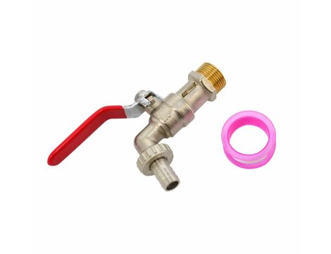 AWTOOLS KRAN OGRODOWY MOSIĄDZ NIKLOWANY 3/4" GWINT ZEWNĘTRZNY 3/4"