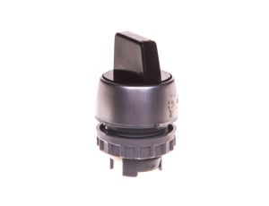 Przełącznik 3 położeniowy pokrętło 22mm czarny 2Z z samopowrotem SP22-P3C.CZ.