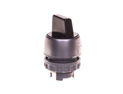 Przełącznik 3 położeniowy pokrętło 22mm czarny 2Z z samopowrotem SP22-P3C.CZ.