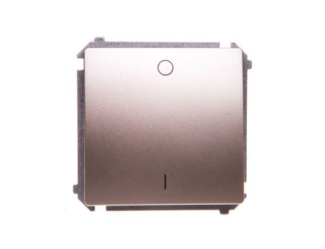 Simon Basic Łącznik dwubiegunowy, szybkozłącza, satyna BMW2.01/29