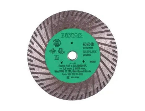 DISTAR TARCZA DIAMENTOWA DUPLEX 125 x 2,8 x  22,23mm  M14F TURBO