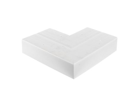 Naroże płaskie stałe RAPID 45-2 200x200x130 GK-FS53130RW białe 6113260